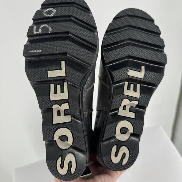 Sorel Boots Women’s 8 silver leather wedge sherpa joan of arctic snow winter - Picture 7 of 8